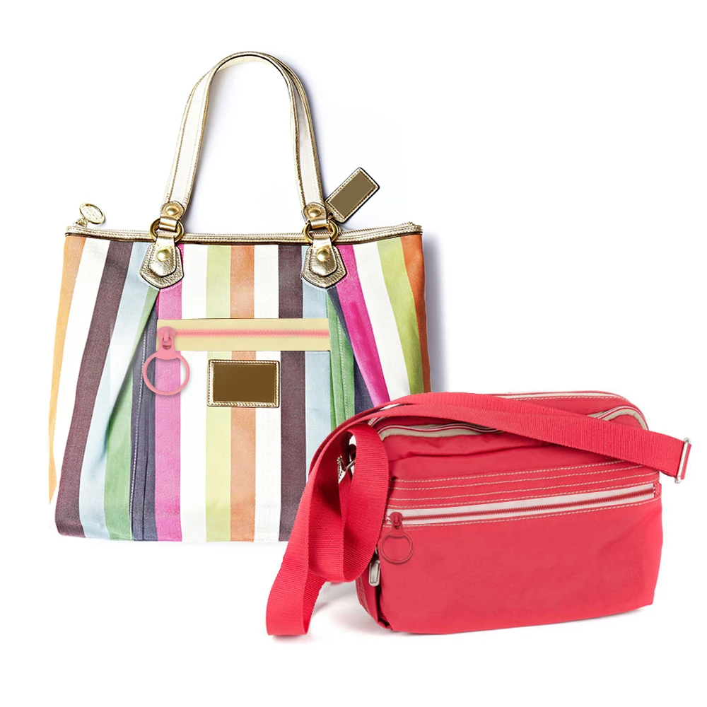 10 шт. 20 см Пластик смолы застежек-молний с подъемное кольцо Quoit красочные