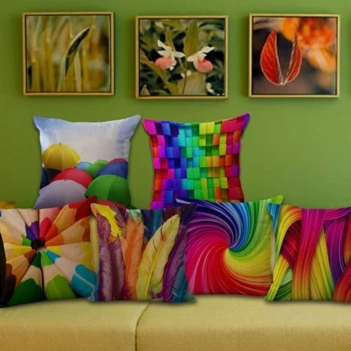 1X45*45 Ретро винтажная Радужная многоцветная Корона Эйфелева башня декоративная