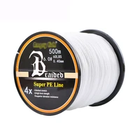 high quality braided fishing line 4 strands super power pe extreme braided line fishing cord 500m in two rolls sea fishing route