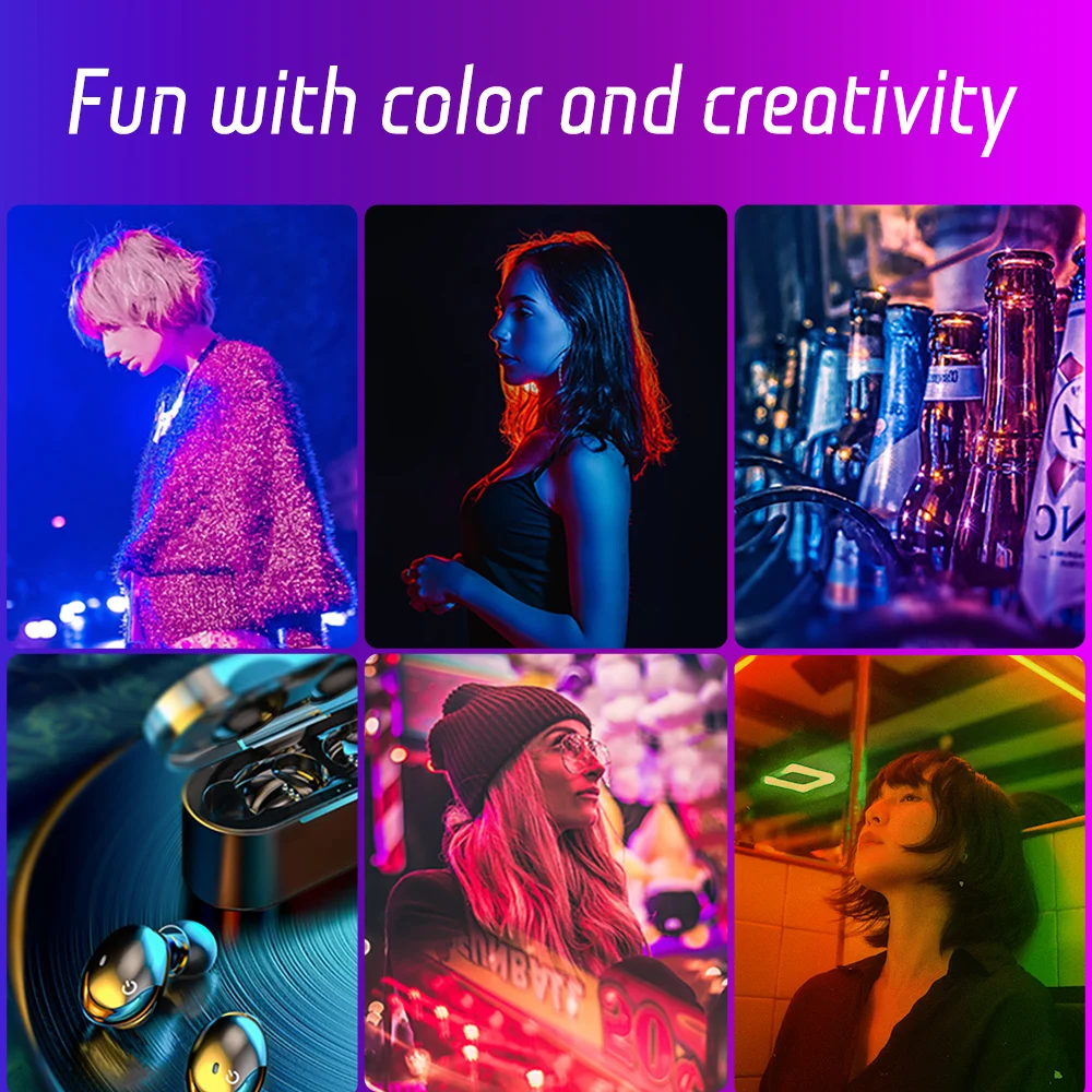 Светодиодсветильник панель SH RGB для видеосъемки лампа камеры с регулируемой