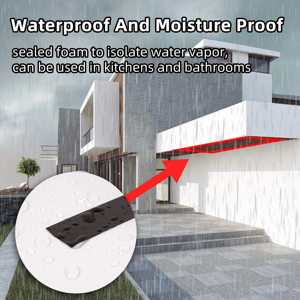 

Double Sided Tape Double Sided Mounting Tape Easy Peel Waterproof Foam Tape for Car Number Plates LED Strip Lights Home Decor