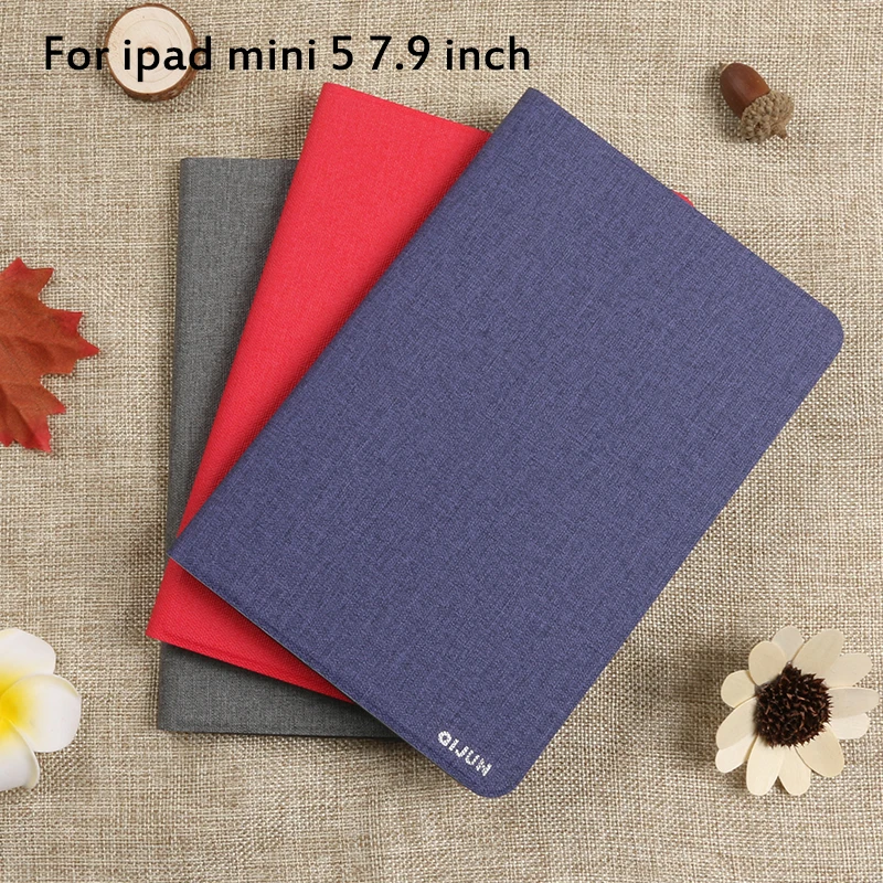Флип чехол для ipad mini 5 7 9 дюймов A2133 A2124 A2126 A2125 из искусственной кожи полный