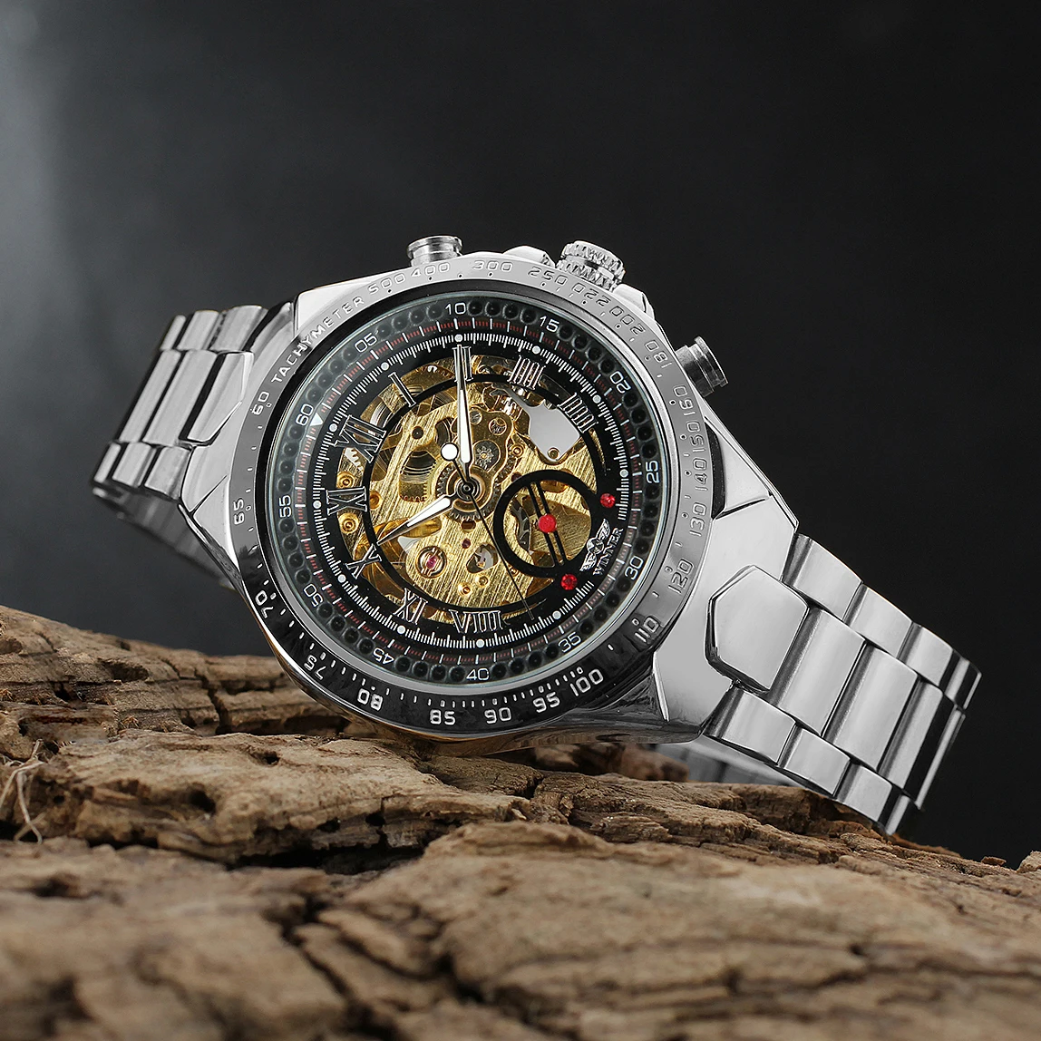 Часы наручные WINNER Мужские механические люксовые брендовые автоматические