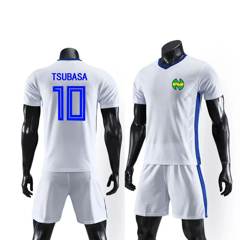 Футбольная форма для костюма капитана Tsubasa быстросохнущая ткань костюм