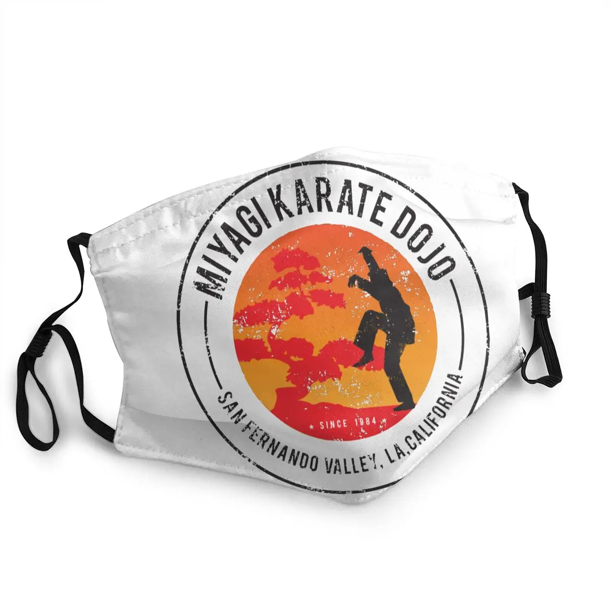 

Многоразовая маска для лица Miyagi Dojo аниме, маска Кобра Кай, змея, карате, Пылезащитная маска против смога, респиратор, маска для рта