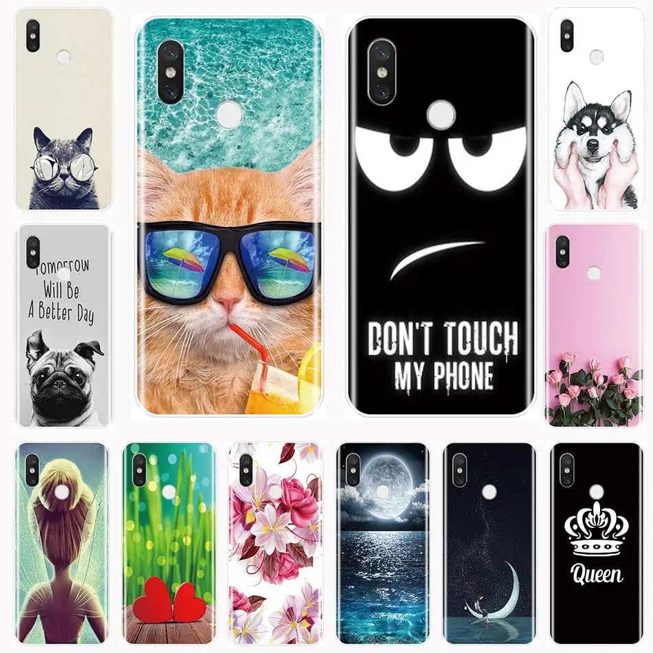 

Soft Phone Case Silicone For Xiaomi MI A1 A2 Lite Mi5 Mi6 Mi8 Pattern Painting Back Cover Xiaomi Mi 5 5C 5S 5X 6 6X Plus 8 SE