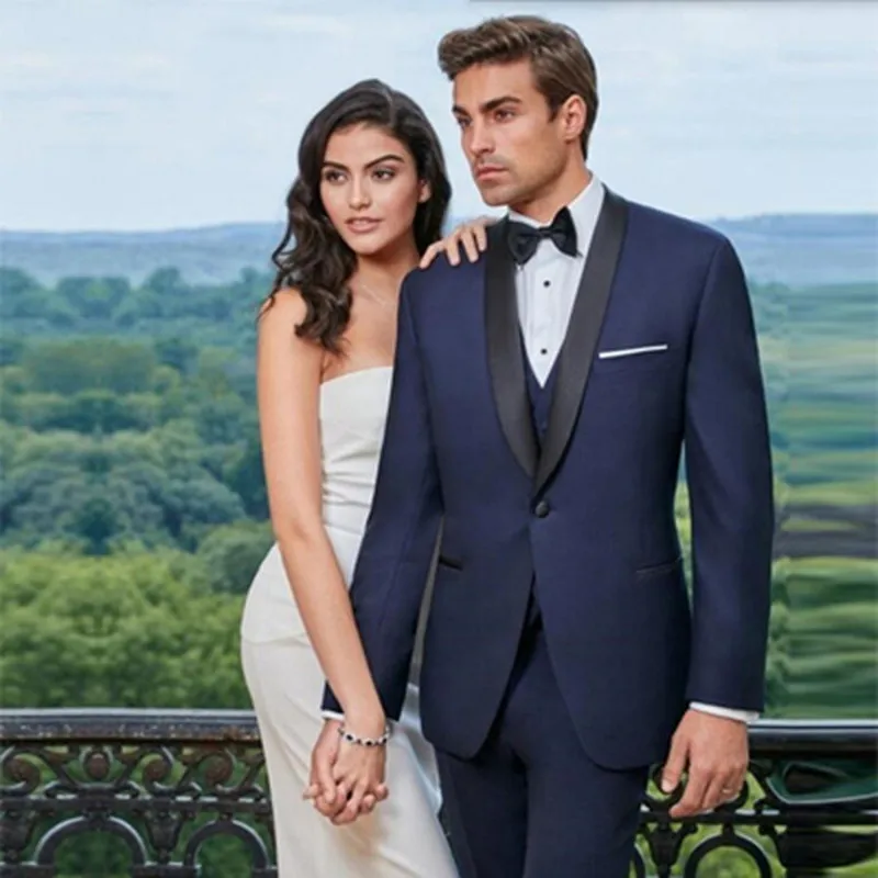 

Custom Made Mans Suits For Wedding Groom Tuxedos Groom Wear Dinner Suits Evening Dresses Peaky Blinders 3Piece(Jacket+Pant+Vest)