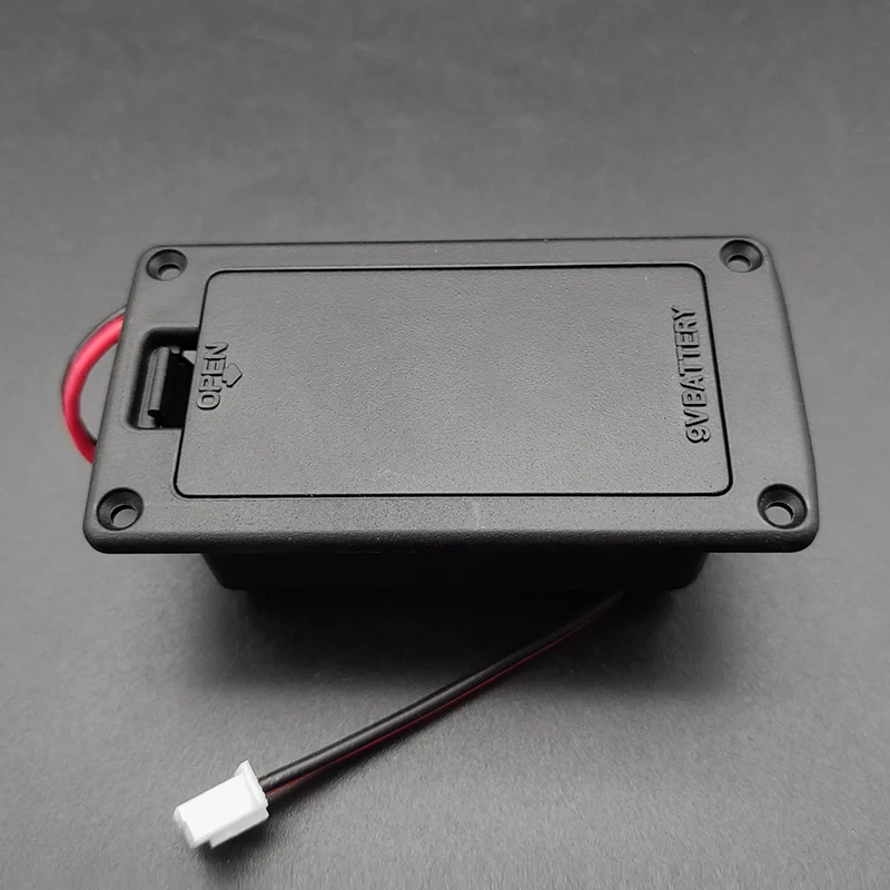 1 шт. ABS 9V Батарея Коробка Чехол Крышка держатели для бас гитары звукосниматель