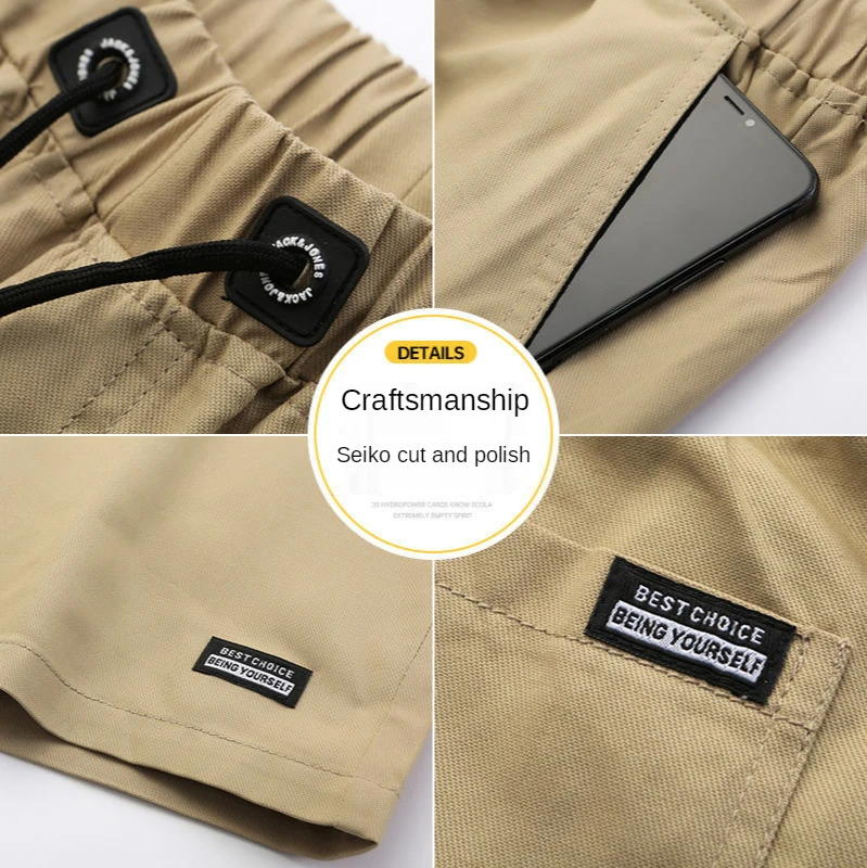 

Summer Men's Cotton Short Sleeve T-Shirt Men's Shorts Two Piece Sets Loose Oversized Trend Pant Suit Tracksuit Outfit for Men