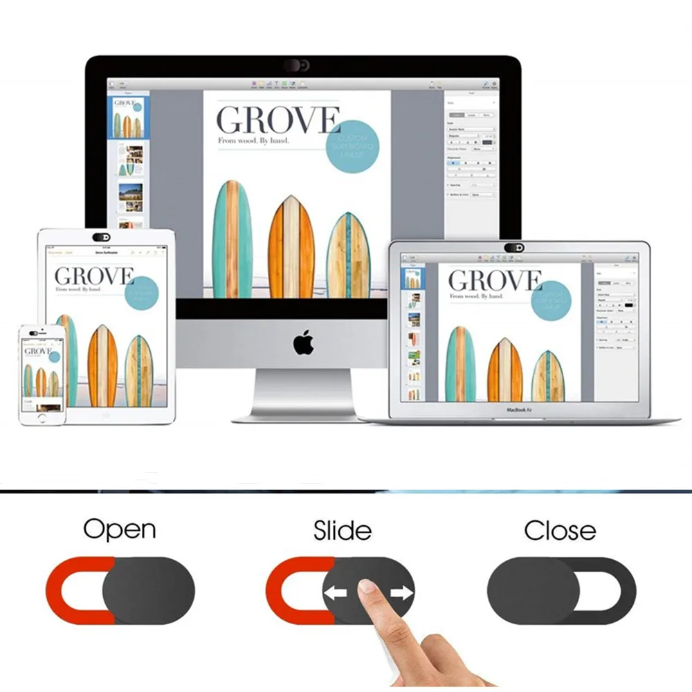 Чехол для камеры ноутбука 3/6 шт. противошпионская крышка веб-камеры MacBook