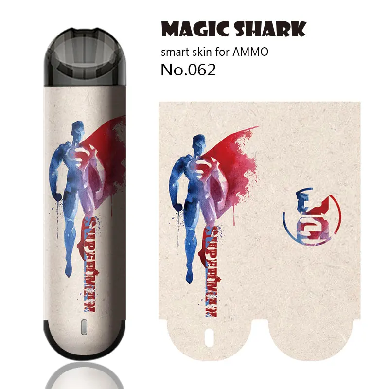 Волшебная Акула Marvel DC Супермен Человек паук Железный человек Бэтмен Халк футляр