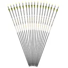 Углеродные стрелы V1 Spine 350, 400, 450, 500, 600, 700, 750, 800, 900, 30,5, мм, вал дюйма, блочныйРекурсивный лук для стрельбы из лука и охоты