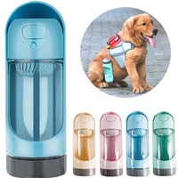 portable pet cat dog water bottle feeder with filter leak proof lock drinking bowl dispenser food grade material pet products