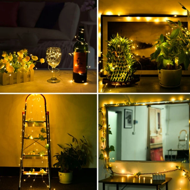 Водонепроницаемая светодиодная гирлянда с дистанционным управлением 12 В