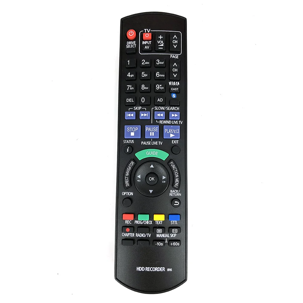 

For Panasonic N2QAYB000618 Genuine HDD DVD IR6 Recorder Remote Control DMR-HW100 DMR-HW100EBK N2QAYB000615