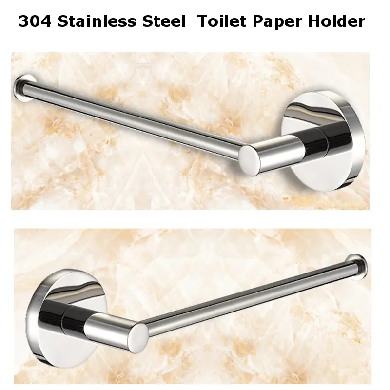 

7*14.5CM Wall Mount Toilet Paper Holder Stainless Steel Bathroom kitchen Roll Paper Rack Tissue Towel Accessories Rack Holders