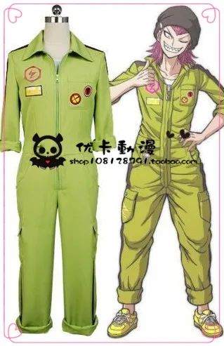Anime Super Dangan Ronpa 2 Danganronpa Kazuichi Souda Cosplay Costume Jumpsuit Halloween Carnival Party Costumes Custom Made |
