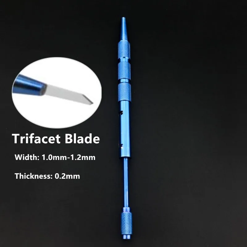 

Ophthalmic Blades Trifacet Blade Knife Head Tip Ophthalmic Eye Surgical Instrument