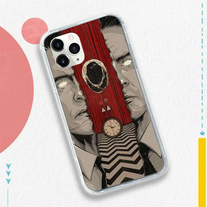 

Twin Peaks Fire Walk With Me luxury Phone Case shell for iPhone 11 12 pro XS MAX 8 7 6 6S Plus X 5S SE 2020 XR Anti-fall cover