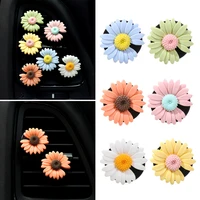 small daisy air conditioning aromatherapy decoration perfume clip automotive interior air freshener car air vent clips