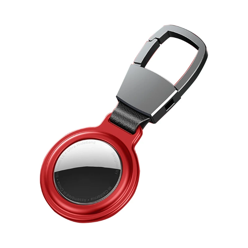 

Protective Sleeve Suitable Suitable for A pple AirTag Locator Keychain Washable Exquisite Anti-lost Device Cover T84C