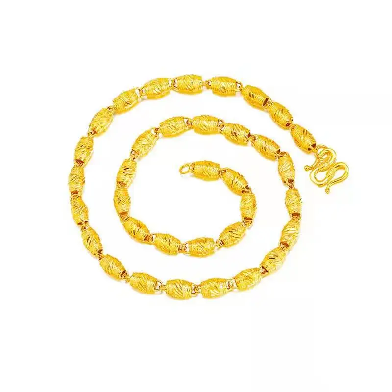 

Jewelry Fashion European And American Olive Beads necklace Plated