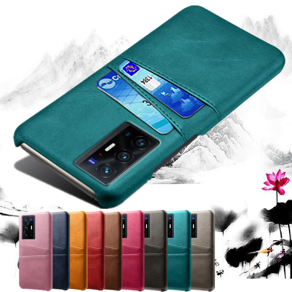 

VIVO X70 Pro+ Luxury PU Leather Card Slots Wallet Cover For VIVO X70 Pro+ X50 Lite X50e X60 Pro Plus X 50 60 70 5G Phone Case