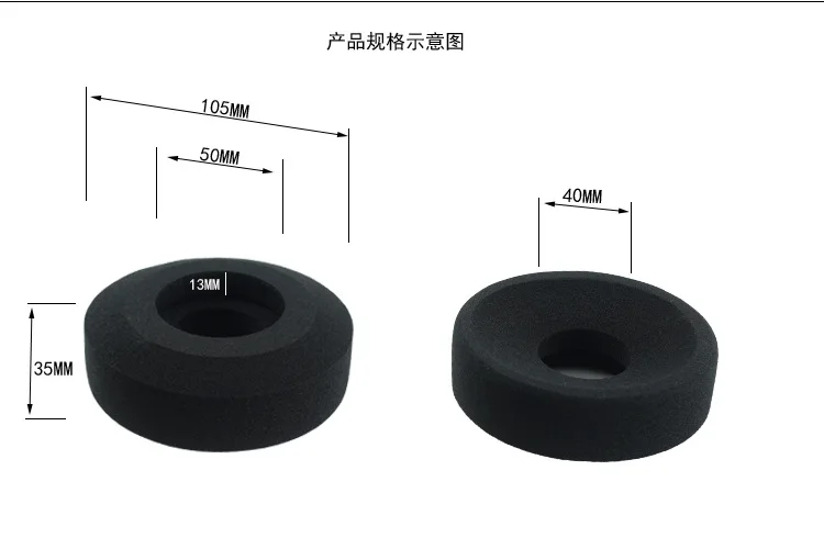 

1 Pair Earpads Replacement Ear Pads Headband Cushion Ear Pads Earpads for PS1000 GS1000i RS1i RS2i SR60 SR125 M1 MPRO Headphones