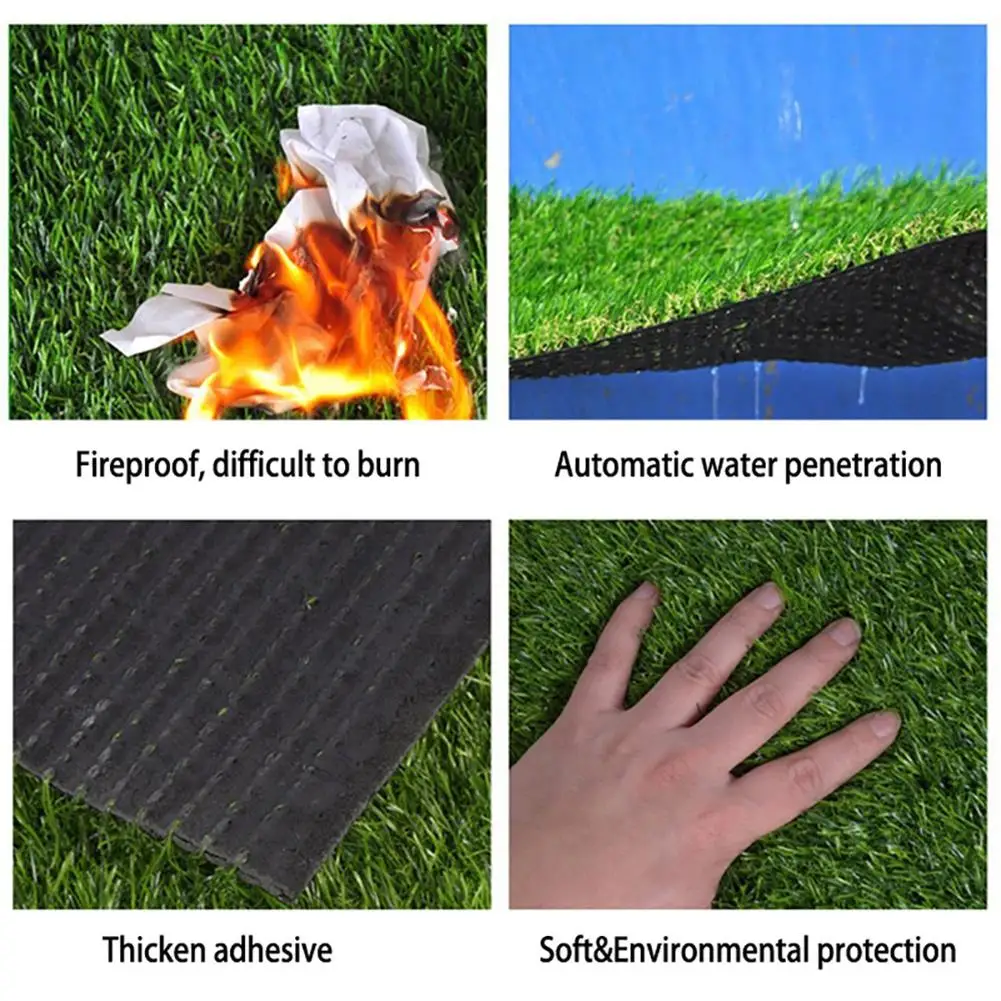 

HOT SALES!!! 1PCS Artificial Grass Artificial Vivid Color PP Synthetic Astro Turf Easy to Clean for Parks