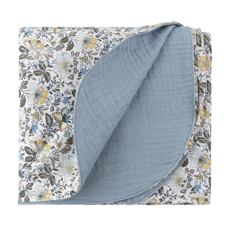 

Cotton Baby Blanket 120*120cm Soft Newborn Swaddle Wrap Infant Sleeping Quilt Bed Cover Sleepsack Stroller Cover Bath Towel