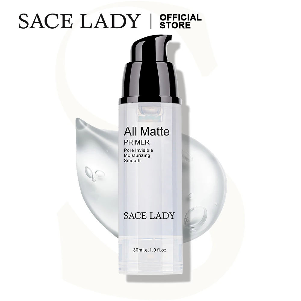 

SACE LADY Face Primer Long Lasting Base Makeup Invisible Pore Oil-Control Smoothing Facial Make up Moisture Brighten Cosmetic