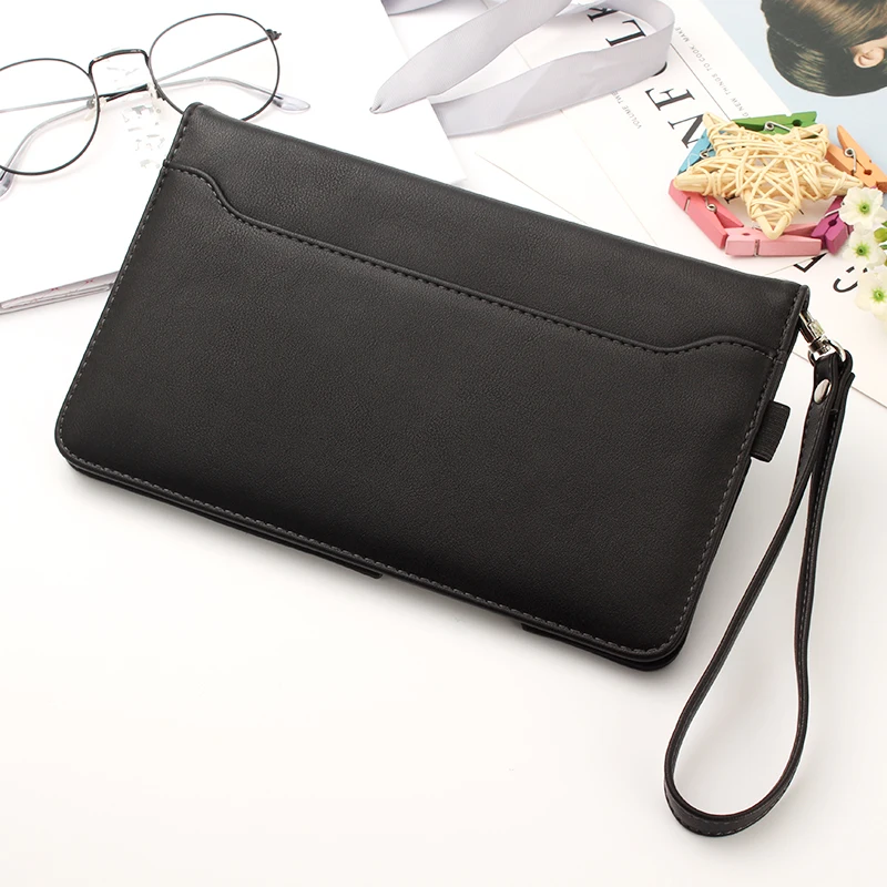 Black Чехол-держатель для huawei MediaPad M3 Lite 10 10,1 BAH-W09 BAH-AL00, чехлы из искусственной кожи для huawei M3 Lite 10 - Цвет: Black