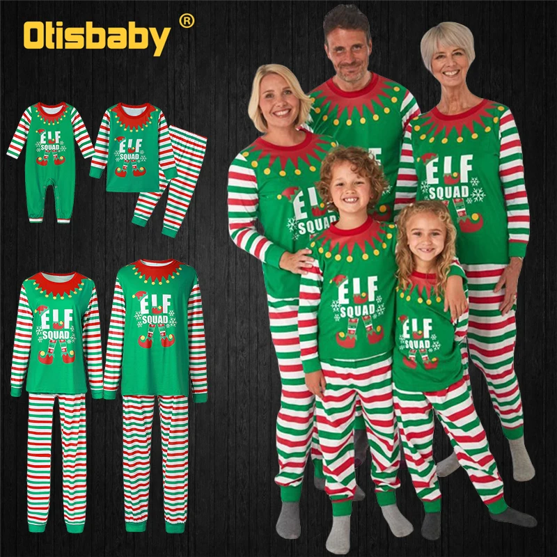 

Christmas Premium Family Christmas Pajamas Sets Printed T-shirt Children Mom Daughter Sleepwear Kids Toddler Baby Born Clothes
