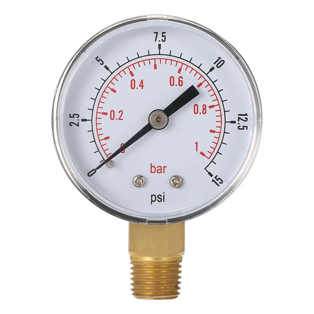 

Новый манометр ACEHE для топлива, воздуха, масла или воды 50 мм 0-15 PSI 0-1 бар 1/4 дюйма