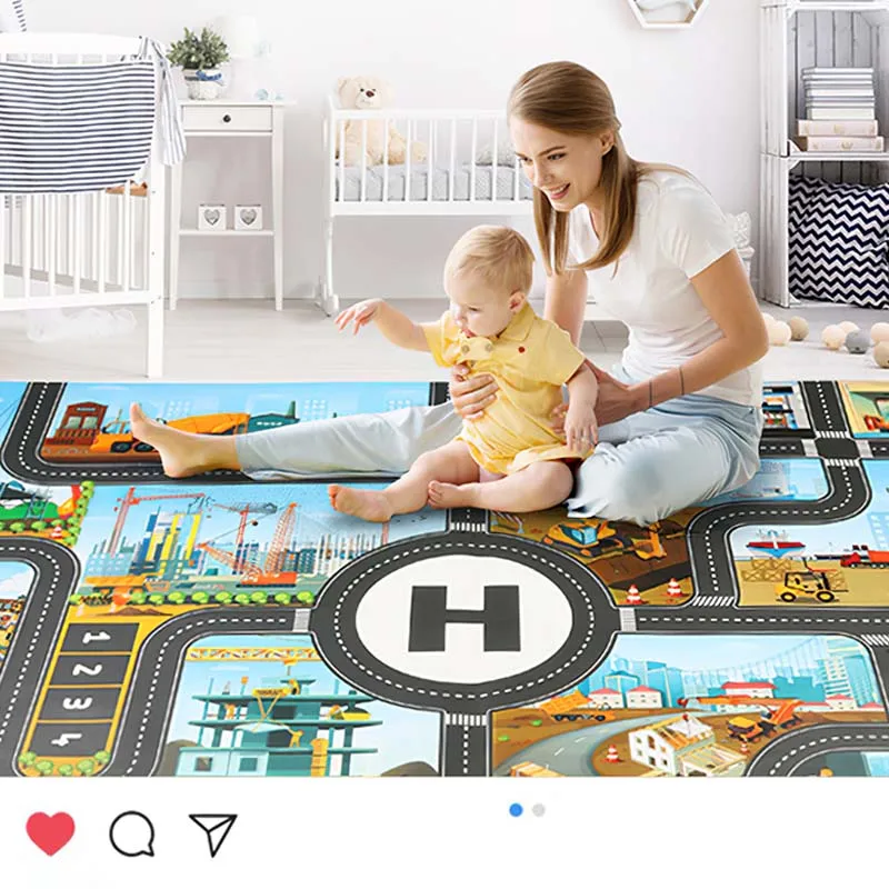 

Baby Climbing Mats Gym Mat Kids Rug Kids traffic Mat Baby PlayMat Toys For Children Pad Playmat Puzzles traffic Car Track map