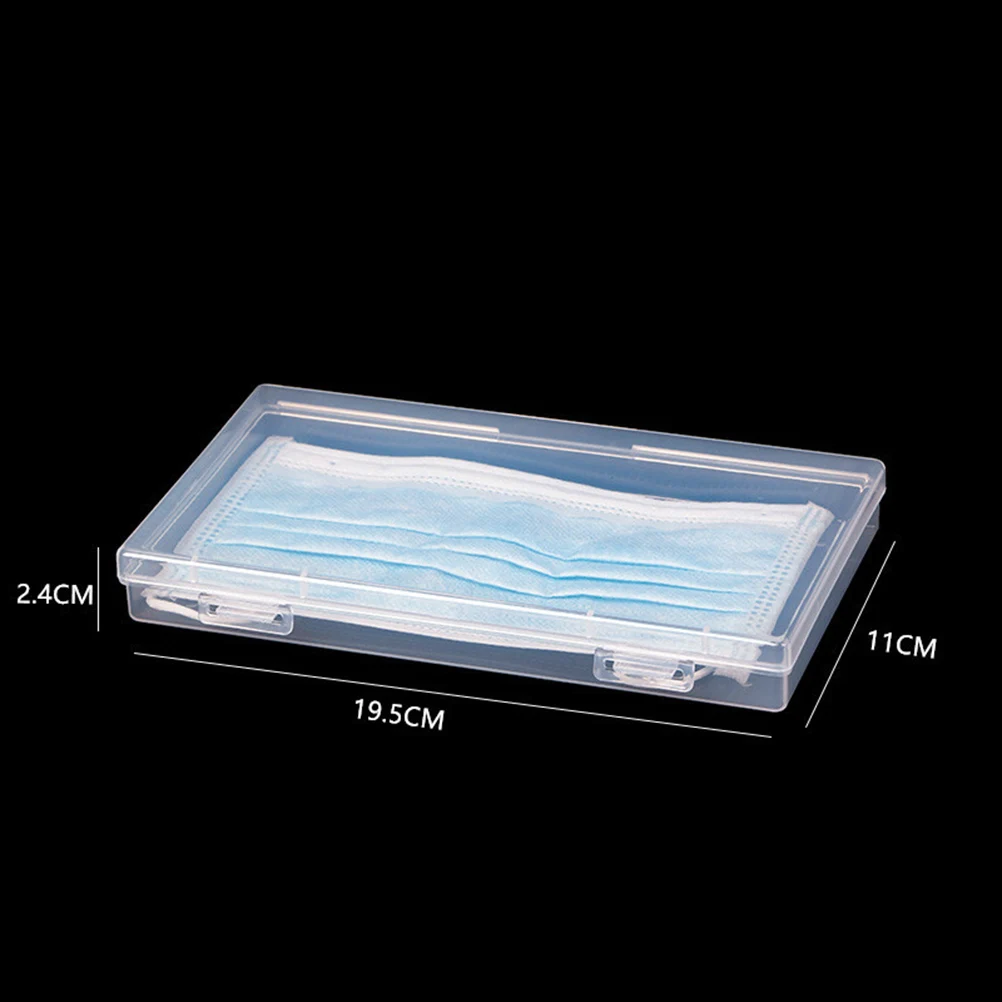 Прозрачный пылезащитный чехол для хранения маски пластиковый органайзер
