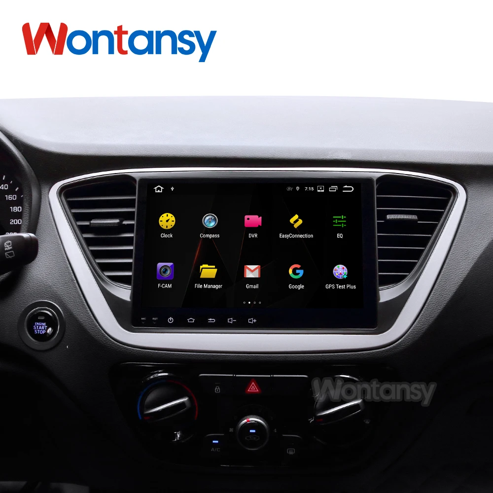 PX30 автомобильный DVD GPS для Hyundai Verna Solaris 2017 octa Core 9 &quotAndroid 0 ПК головное устройство