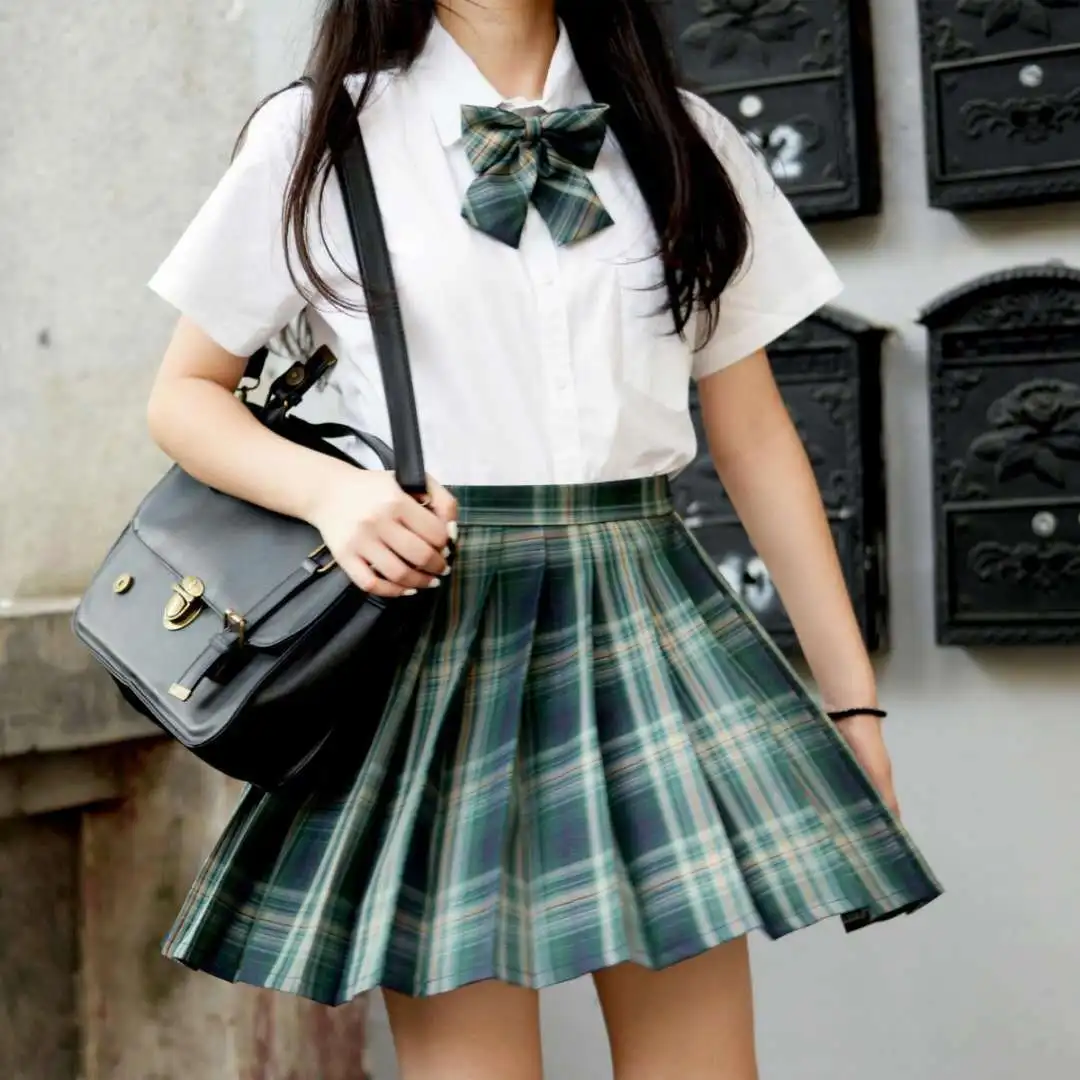

Japanese collection orthodox JK square skirt in student JK uniform suit gentle one knife sailor pleated skirt