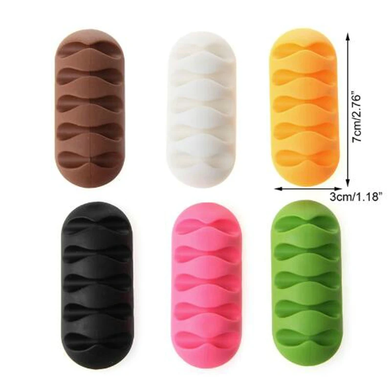 Новое поступление 1 шт. кабельный держатель для наушников органайзер кабеля