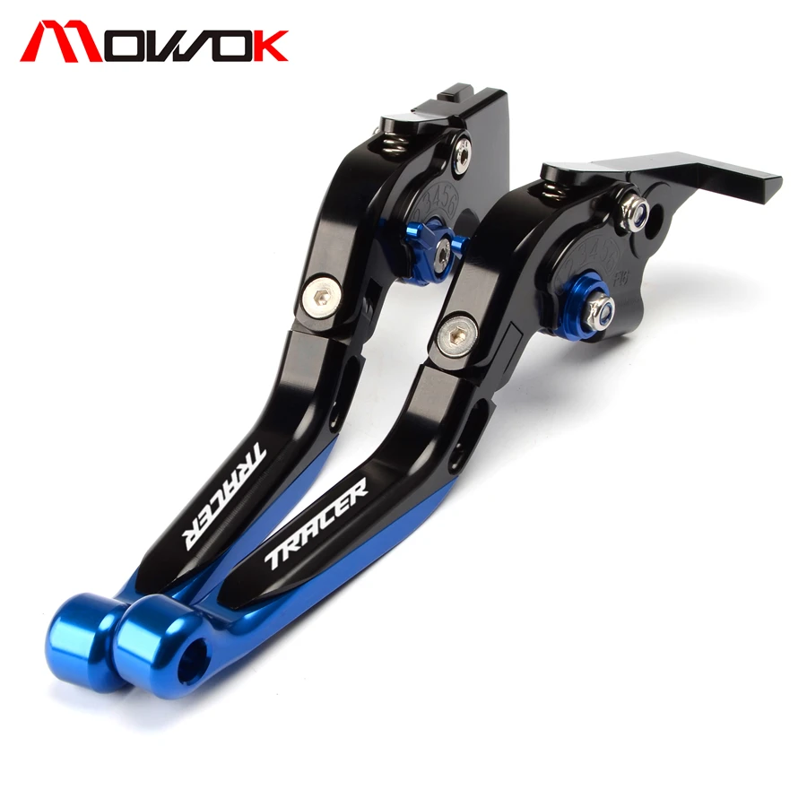 Рычаги тормозной муфты мотоцикла с логотипом (трассировщик) для Yamaha MT09 FJ09 MT-07 MT 09 07