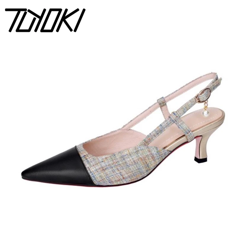 

Туфли женские Tuyoki, разноцветные, летние, Размеры 33-40, сандалии из натуральной кожи