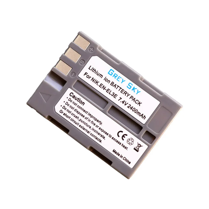 EN-EL3e EN EL3e ENEL3e 2400mAh батарея БАТАРЕИ Акку + LCD USB зарядное устройство для Nikon D30 D50 D70 D70S