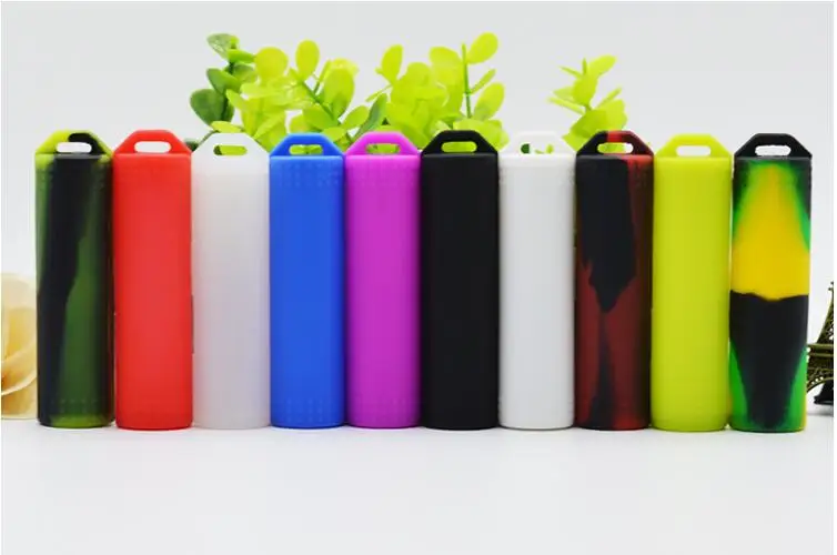 

1000pcs/lot Mini Soft Colorful Silicone Case Protective Skin Two Node/Single Node Cover Storage Bag For 1 x 20700 Battery