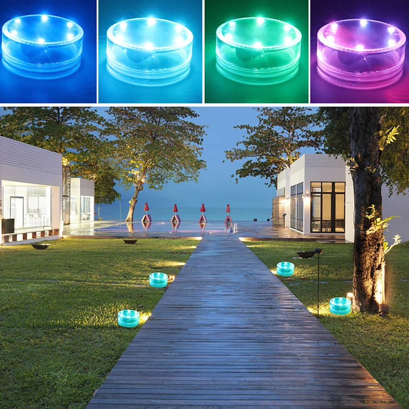 13 LED Submersible Light IP68 Remote Underwater Lamp Outdoor Garden Swimming Pool Accessories Decor Night Lights Aquarium Pond | Освещение