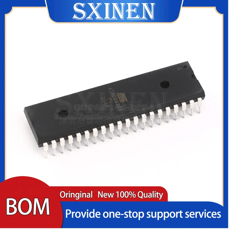 

10PCS ,ATMEGA32A-PU 8-bit Microcontroller MCU 32KB In-system Flash 2.7V