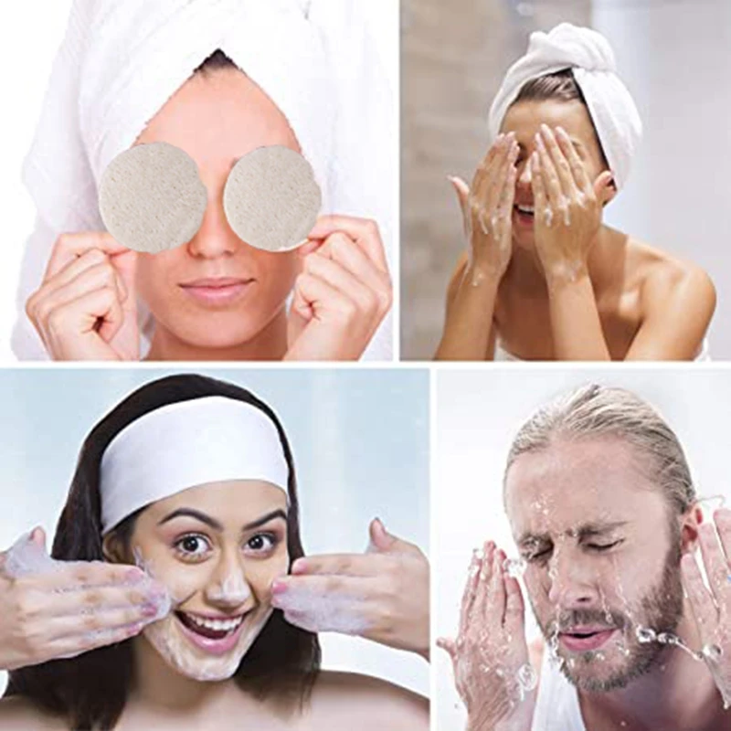 Отшелушивающая губка для лица натуральная Luffa очищения и отшелушивания кожи