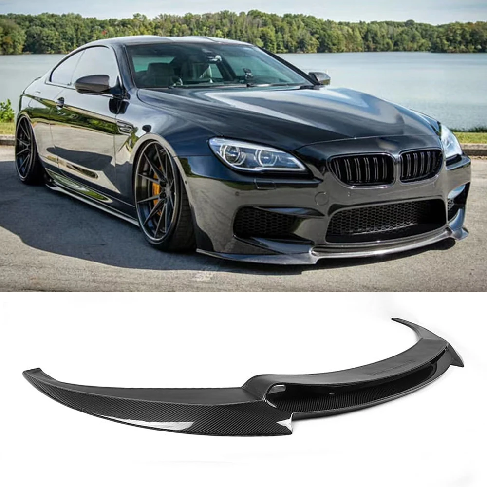Углеродное волокно/FRP неокрашенные передний бампер спойлер для BMW F06 F12 F13 M6 база