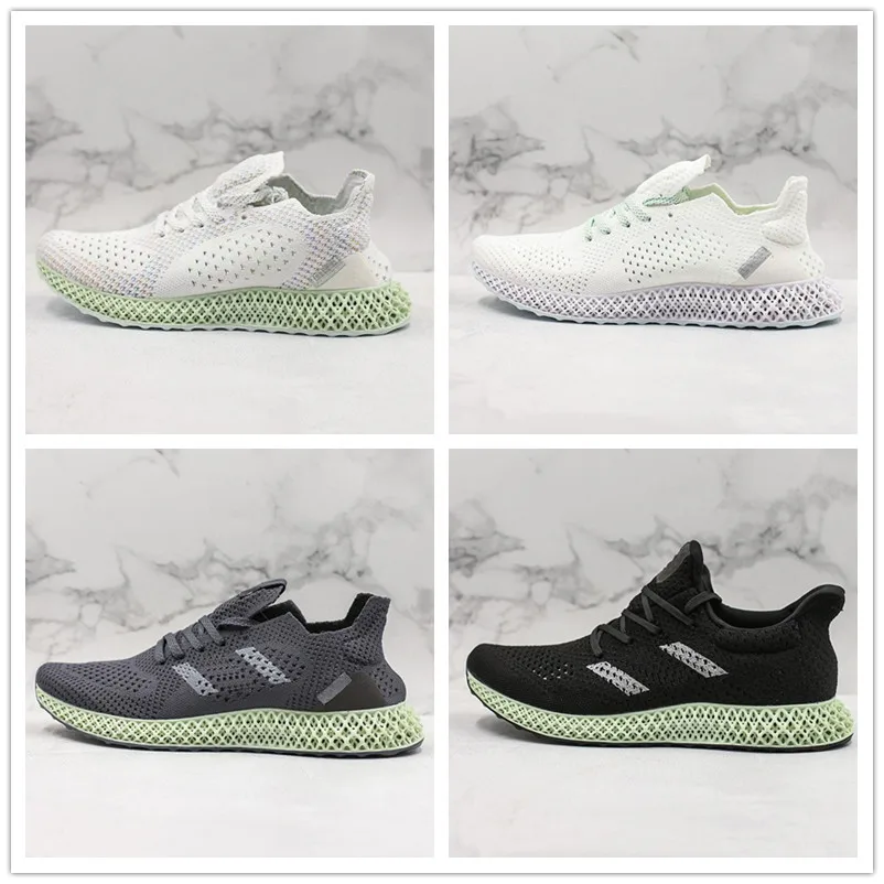 Топ 4D LTD технология печати кроссовки Futurecraft Серый Черный Белый Красный мужские