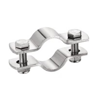 uxcell 304 stainless steel wall mount ceiling mount pipe support for 39mm pipe