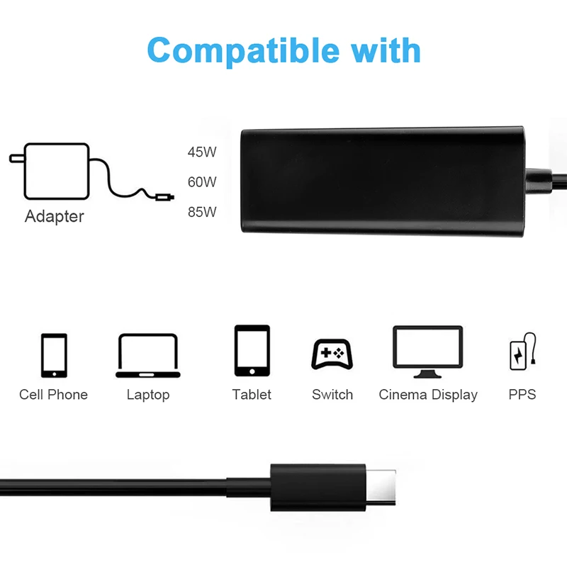 3 в 1 USB C Безопасный Магнитный адаптер кабель с разъемами типа и Magsaf * 1/2 конвертер